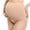 Khaki, variant on MeetoTime Women's Maternity High Waist Underwear Pregnancy Seamless Soft Briefs Stretch Support Hipster Panties