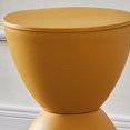 thumbnail image 2 of ORUYROP Footstool, Thickened Plastic Shoe Changing Stool, Round Footstool, Living Room Footstool, Low Coffee Table Footstool Living Room Bedroom Shoe Changing Stool Modern Home(Ginger), 2 of 7