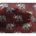 thumbnail image 4 of oneOone Viscose Chiffon Fabric Elephant Block Fabric Prints By Yard 42 Inch Wide, 4 of 4