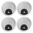 thumbnail image 2 of Wire Grommets, Desk Grommets, Brushed Silver For Office Table School PC Peripheral Computer Desk 50 Brushed, 2 of 8
