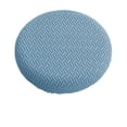 thumbnail image 2 of 14 Inch Kitchen Stool Covers Bar Stool Covers Round Round Seat Covers For Stools Barstool Covers Bar Chair Cover Bar Stool Seat Cover, Light Blue(1PCS), 2 of 6