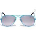 thumbnail image 2 of Dweebzilla Lunettes de Soleil Aviateur Sport Classique pour Enfants Garçons Filles, Bleu & Noir, 2 of 2