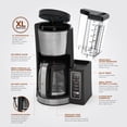 thumbnail image 3 of Ninja CE200C, 12-Cup Programmable Coffee Brewer, Black/Stainless. 1100W, 3 of 9