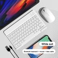 thumbnail image 5 of Clavier et Souris Sans Fil Bluetooth Clavier et Souris Bluetooth Portable Mini Clavier et Souris Sans Fil BT pour Android Windows PC Tablette, 5 of 5