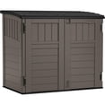 thumbnail image 1 of Suncast Horizontal 4 Foot x 2.5 Foot Outdoor/Garden Storage Shed, Stoney Grey, 1 of 7