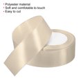 thumbnail image 3 of Unique Bargains 1.5 Inch Wide 24 Yards Satin Ribbon, 2 Pack Double Face Solid Crafts Roll for Party Home DIY Wrapping Decoration, Beige, 3 of 6