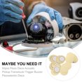 thumbnail image 3 of Durable Copper Piezo Disc Transducers for Guitar Beige 50pcs Small Size, 3 of 8