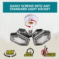thumbnail image 3 of Bell + Howell Quadburst Multi-Directional Adjustable Panels LED Garage Light, 8000 Lumens, 3 of 6
