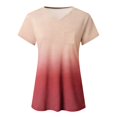thumbnail image 4 of Birdeem T-Shirt Décontracté à Manches Courtes et Col en V avec Poches pour Femmes, 4 of 6