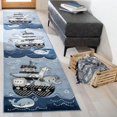 thumbnail image 1 of Safavieh Carousel Kids Patton Animals on Board Area Rug, 1 of 8