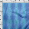thumbnail image 3 of oneOone Polyester Lycra Medium Blue Fabric Asian Ikat Sewing Craft Projects Fabric Prints By Yard 56 Inch Wide, 3 of 4