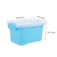 thumbnail image 2 of LEEYNEER Small Plastic Storage Container With Lid Handle Organizer Bin For Home And Playroom Small Plastic Bins With Lid Box With Handle, 2 of 8