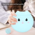 thumbnail image 4 of LSLJS Hot Water Bottle, 450ml Winter Water Injection Hand Warmer Portable Explosion Proof Silicone Hot Water Bottle for Home OfficeHand Warmers, Hot Water Pocket, 4 of 7
