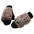 thumbnail image 3 of XZNGL Cartoon Hedgehog Wool Double Layer Thermal Insulation with Finger Weave Gloves, 3 of 7