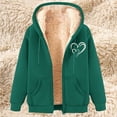 thumbnail image 1 of LOVZFMLL Vestes pour Femmes Sweat à Capuche en Polaire Imprimée à la Mode, 1 of 4