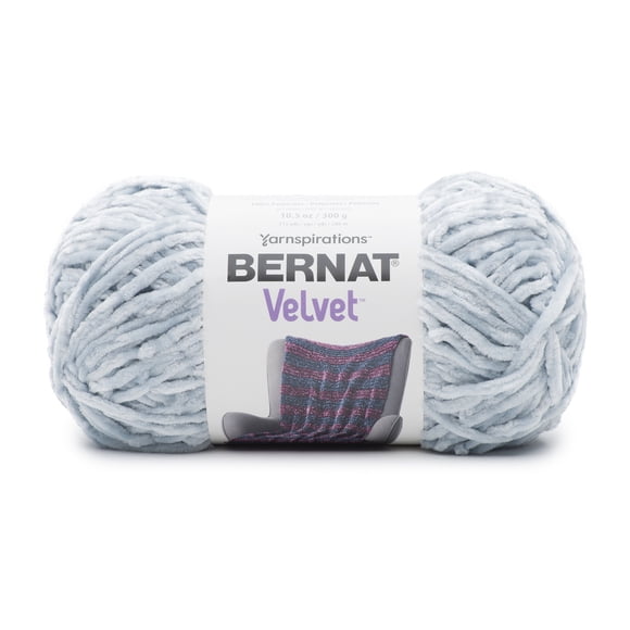 Bernat® Velvet™ #5 Bulky Polyester Yarn, Softened Blue 10.5oz/300g 315 Yards