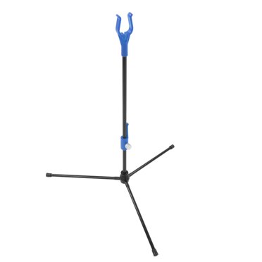 Recurve Bow Stand, Archery Bow Holder Portable Aluminum Alloy Easy Disassembly For Hunting Blue