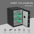 thumbnail image 4 of GAZHOME 3.4 Cu.ft Biometric Fingerprint Safe Box with Sensor Light, Security Box Safes for Home, Office Storage Documents Jewelry, 4 of 8