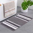 thumbnail image 4 of Bath Shower Mat Rugs Washable Bathroom Non Slip Rug Bath Rug Mat for Shower Bath Mats for Bathroom Water Absorbent and Machine Washable Bathroom Decorative for Bathroom Floor and Tub, 17x24 Inch, 4 of 7