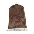 thumbnail image 3 of Portable Soft Muslim Carpet Area Rugs Eid Wedding Birthday Carpet Mat Ramadan Gift Present Light Coffee, 3 of 9