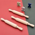 thumbnail image 4 of 2 Pcs Rouleau à Pâtisserie Mini Rouleau à Pâtisserie pour Enfants Rouleau à Pâtisserie Antiadhésif Rouleau à Pâte Rouleau à Pâte à Modeler, 4 of 9