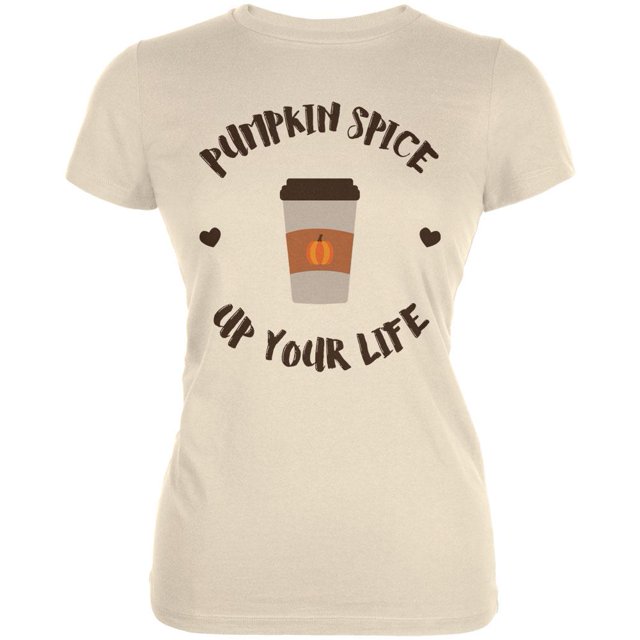 Halloween Pumpkin Spice Up Your Life Juniors Soft T Shirt