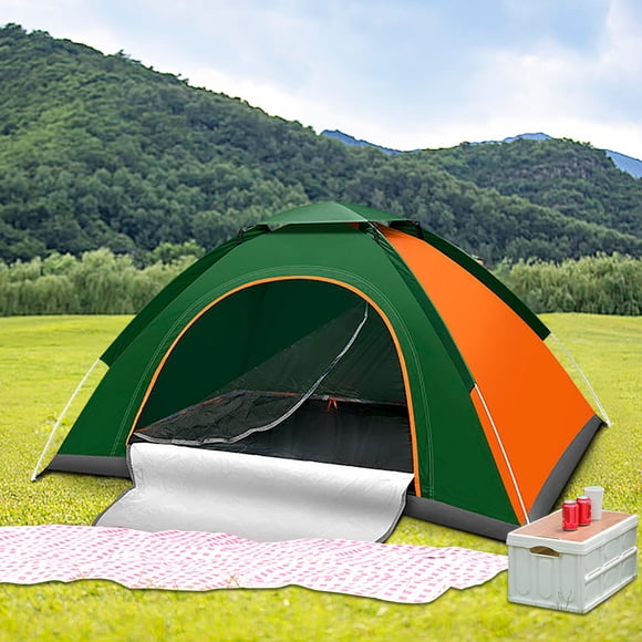 Dvkptbk Tente de Plage Pare-Soleil Abri pour 1-3 Personne avec Protection Tiges en Fibre de Verre Sac de Transport Piquets Lignes de Guy Inclus 2x1.2x1.1m
