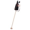 thumbnail image 4 of Jouet Bâton Tête de Cheval pour Enfants, Expression Mignonne, Peluche Douce, Bâton Cheval avec Roues Coulissantes, 4 of 7