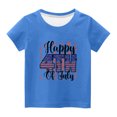 thumbnail image 4 of TopLLC Manches Courtes Col Rond Blouses & Chemises Chemises pour Enfants T-Shirt Graphique Manches Courtes Col Rond Crop Top pour 3-14 Ans Filles et Garçons T-Shirt Tee Blouse Fille, 4 of 4