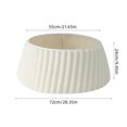 thumbnail image 3 of Christmas Plush Tree Collar for Tree Base - Decorative Apron for Gift Storage, Surrounding Feeling Decoration for Home and Event Venues, 3 of 9