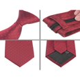 thumbnail image 3 of EIGTHTAIL Cravate pour Hommes Fermeture Éclair Cravate Réglable pour Décontracté Formel Bleu Marine -5, 3 of 4