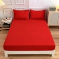 thumbnail image 4 of Bed Sheet Straps,Double Bed Fitted Sheet Piece Non-Slip Fixed Bed Cover All-Inclusive Mattress Protection Bed Cover Soft Fiber Suitable for Sleeping Naked,Fitted Bed Sheets,Dog Bed Cover, 4 of 7