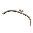 thumbnail image 4 of 24.5cm Metal Arch Frame Kiss Clasp Metal Frame Kiss Clasp Lock Bead Head DIY Purse Bag Grey, 4 of 9
