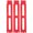 Red, variant on SHISUYAN 3pcs Domino Clips Domino Train Accessories Domino Train Cards Slot Clips(Random Color)