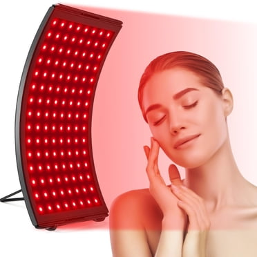 Luminothérapie Rouge pour le Visage, Lampe de Luminothérapie Infrarouge Rouge pour le Corps, Panneau Lumineux Rouge pour Appareil Dorsal Soins de la Peau à la Maison Muscles, Articulations