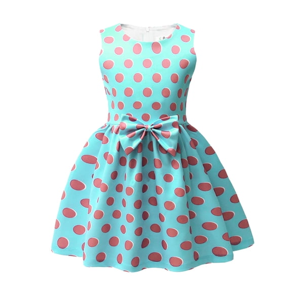 FhsagQ Dresses Christmas Dresses for Girls 10-12 Yellow Kids Girls Dress Birthday Party Dress Girls' Christmas Dresses Size 16 Christmas Dresses for Girls 6-7 Years Old Sky Blue 8-9 Years