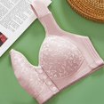 thumbnail image 3 of New Soft Padded Front Closure Bra For Women Comfortable Wireless And Steel Vest Style Plus Size Women S Bras Sports Bra Women Bra with Back Support Women Bras plus Size Front Close Work Out Bra Back, 3 of 7