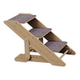 thumbnail image 2 of DOLITY Dog Stairs, Ladder Dog Steps, 3 Steps Dog Ramp, Wood Puppy Stairs Older Dogs Cat, 2 of 9