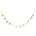 thumbnail image 1 of FRAÎCHE Holiday Gold "Merry Christmas" Hanging Letters Garland, 1 of 5