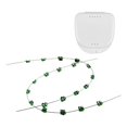 thumbnail image 2 of Rongfmy 2 Pieces Temporary Tooth Decoration Fashion Brace for Demonstration Teaching Green, 2 of 9