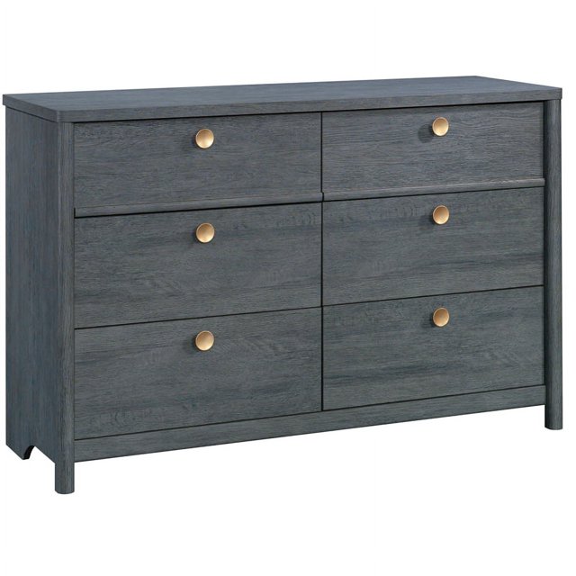 Bowery Hill Modern Engineered Wood Dresser in Denim Oak Finish