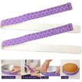 thumbnail image 3 of 2 Pieces Cake Baking Belt Household Restaurant Using Supplies Edges Protect Banding Kitchen Ovenware Uniform Protection Strips for Shop Restaurant Supplies, 3 of 6