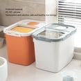 thumbnail image 3 of Rice Storage Container, Food Container Airtight Rice Container, Flour Dispenser with Lids & Measuring Cup for Rice, Grain, Pet Food, Flour, Cat Dog Food Storage Container, 3 of 8