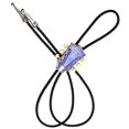 thumbnail image 2 of MERIGLARE Guitare de Musique Country Mode Western Cowboy Rodeo Bolo Tie bola Bleu, 2 of 3