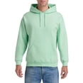 thumbnail image 1 of Gildan Mens Heavy Blend Hooded Sweatshirt, 3XL, Mint Green, 1 of 2