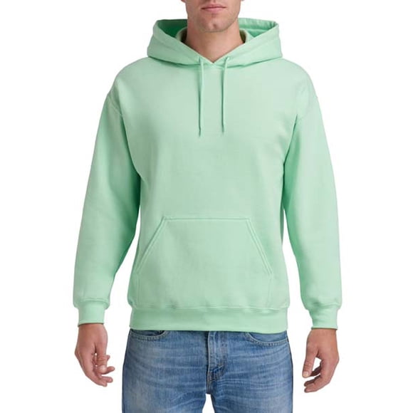 Gildan Mens Heavy Blend Hooded Sweatshirt, M, Mint Green