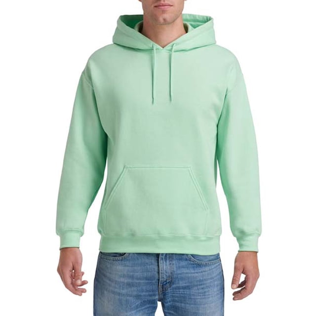 Gildan Mens Heavy Blend Hooded Sweatshirt, 3XL, Mint Green