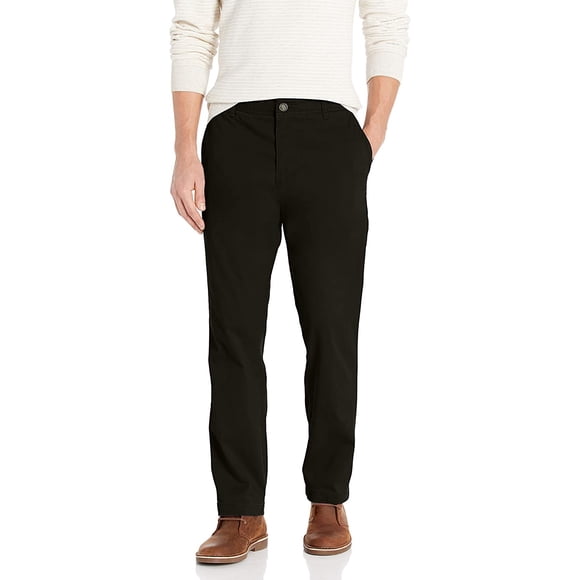 Lee mens Performance Series Extreme Comfort Relaxed Casual Pants, Black, 36W x 30L US