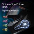 thumbnail image 1 of RRJ Motorcycle Helmet Bluetooth Headset, Intercom Communication System, Bluetooth 5.4 Chip Long Range Voice Control Noise Cancelling Mic, Full Face Half Helmet Waterproof Audio Kit for Riders, 1 of 7
