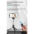 thumbnail image 5 of KOMI Selfie Stick Tripod with Fill Light, 40 inch Extendable and Portable Stable Selfie Stick Tripod with Wireless Remote Compatible with All Cellphones for Selfies, Live Streaming, Video, Pink, 5 of 5